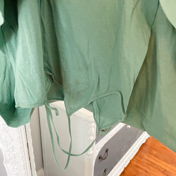 RARE CHLOE Mint Green Long Maxi Short Sleeve Dress - Picture 13 of 13